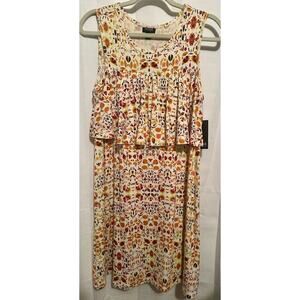 A.N.A floral tank  dress size S NWT
